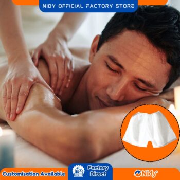Unisex Disposable Boxers for Spa | Spa Disposable Boxers | Non-Woven Disposable Pants | Disposable Undergarments for Wellness and Personal Hygiene, Spa, Salon, Massage, Waxing, Beauty Parlour, and Wellness Use