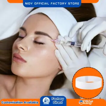 Disposable Medical Headband Hook & Loop | Non-Woven PPE Headband for Hospital, Healthcare, Surgical Use