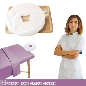 Nidy Disposable Face Cradle Covers for Medical Use.