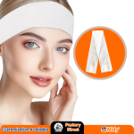 Nidy® Disposable Non-Woven Headbands – Soft & Stretchable for Facials, Spa & Salon Use