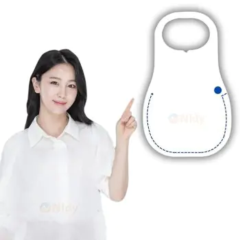 Disposable Kids Aprons Nonwoven Disposable Self Apron Bibs Smocks for Cooking, Cleaning, Painting, Patient Care, Hotel Oil-Proof/Water Repellent/Chemical Free with Soft Comfortable, 50Pcs