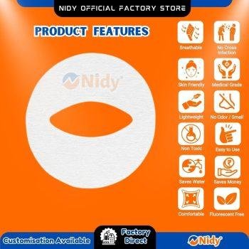 Soft, breathable round eye patches for all skin types.