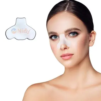 DIY facial nose patch for toner use.