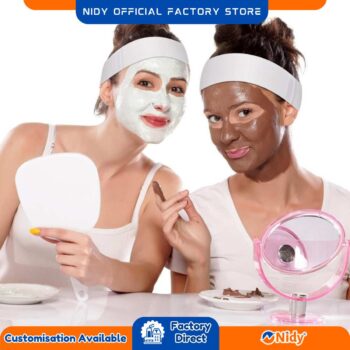Disposable Hygiene Headband Hook & Loop | Non-Woven Velcro Headband for Personal Care & Grooming