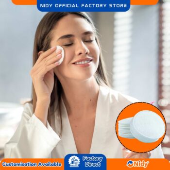 Disposable Cotton Pads for Hotel & Travel | Soft Makeup Remover Pads | Premium Facial Cleansing Pads | Hygienic Cotton Rounds | Single-Use Skincare Pads