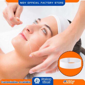 Disposable Headband – Hook & Loop (Handmade) for Spa, Salon & Wellness By Nidy – A Hygiene and Care Company