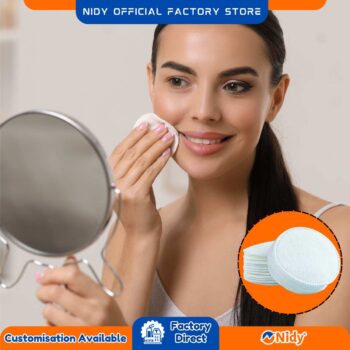 Disposable Cotton Pads for Personal Hygiene & Care | Soft Facial Cotton Rounds | Makeup Remover Pads | Baby & Sensitive Skin Cotton Pads | Single-Use Hygiene Cotton