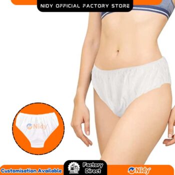 Disposable Panty for Personal Hygiene | Women’s Disposable Underwear | Breathable Non-Woven Disposable Panties | Hygiene Care Disposable Intimates | Comfortable Single-Use Panty