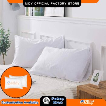 NIDY® Disposable Pillow Cover Without Flap for Home Care | Non Woven Pillow Cover | Non-Woven Waterproof Pillow Case | Waterproof, Soft, Non-Woven, & Hygienic Pillow Protectors