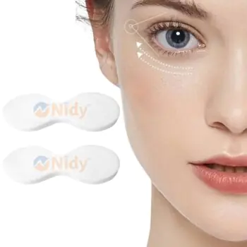 Disposable Oval Shape Eye Mask for Facials and Spa Use.