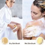 Bamboo Body Brush – Lymphatic Drainage & Cellulite Care.