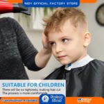 Disposable Neckband for Baby & Kids Care, Child Hygiene Protector, Neck Wrap for Toddlers, Infant Waterproof Cover, Hair Cutting | Neckband Supplies for Salon/Parlors/Barbers | White Barber Neck Strips | Stretchable Hair Cutting Neckband Supplies