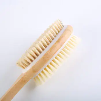 Exfoliating bath brush for men and women.