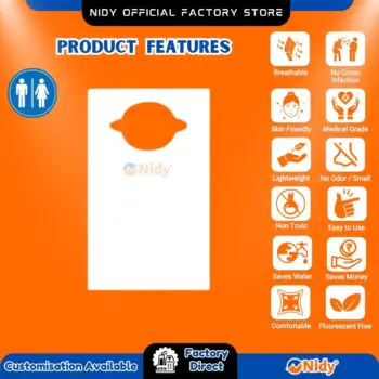 Seafood boil disposable bibs with water-resistant design.