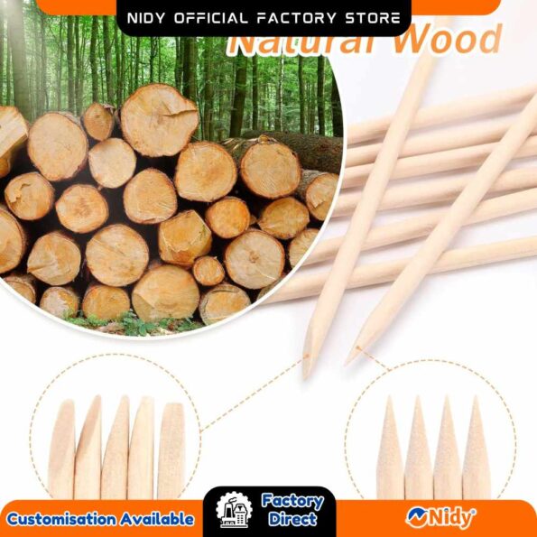 Smooth Disposable Wooden Applicators for Wax and Cream.