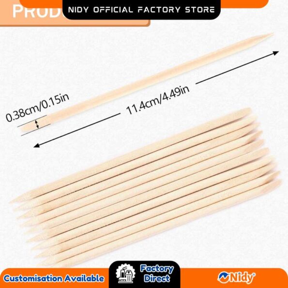Craft-Grade Disposable Wooden Stirrers and Spatulas.