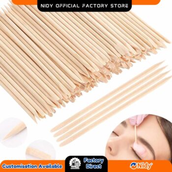 Hygienic Wooden Wax Sticks for Medical and Personal Use.
