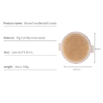 Bamboo Body Brush – Lymphatic Drainage & Cellulite Care.