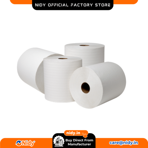 White Disposable Towel Roll for Spa, Salon, Facial, Travel & Hospital Use.