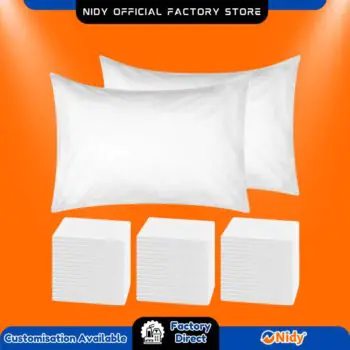 NIDY® Disposable Pillow Cover with Flap for Medical | Non-Woven Disposable Pillow Cover | Waterproof Soft Pillow Case | Medical, Healthcare, PPE