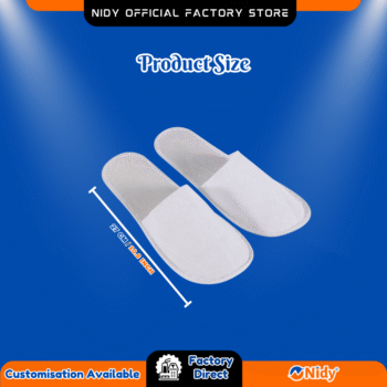 Nidy Disposable Slippers for Home, Spa, and Massage.