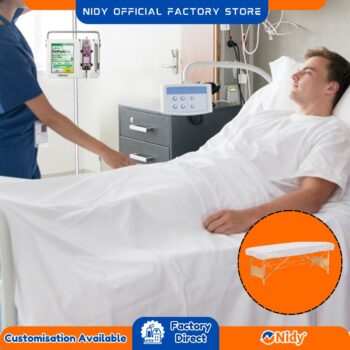 Disposable Fitted Bed Sheet for Hospitals, Medical Use, Non-Woven, Healthcare, PPE Protection