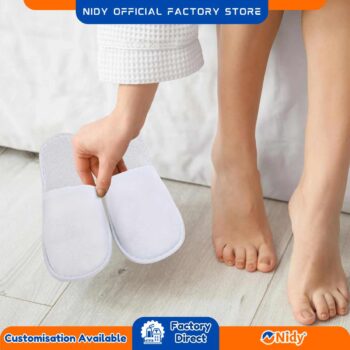 Disposable Slippers for Personal Hygiene, Home Use, Travel & Spa | Lightweight, Breathable, Comfortable Footwear