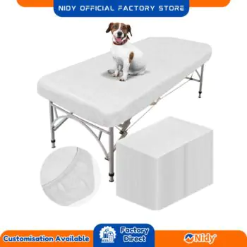 Disposable Fitted Bed Sheet for Dogs, Cats, Pet Beds, Waterproof, Absorbent, Non-Woven Sheet
