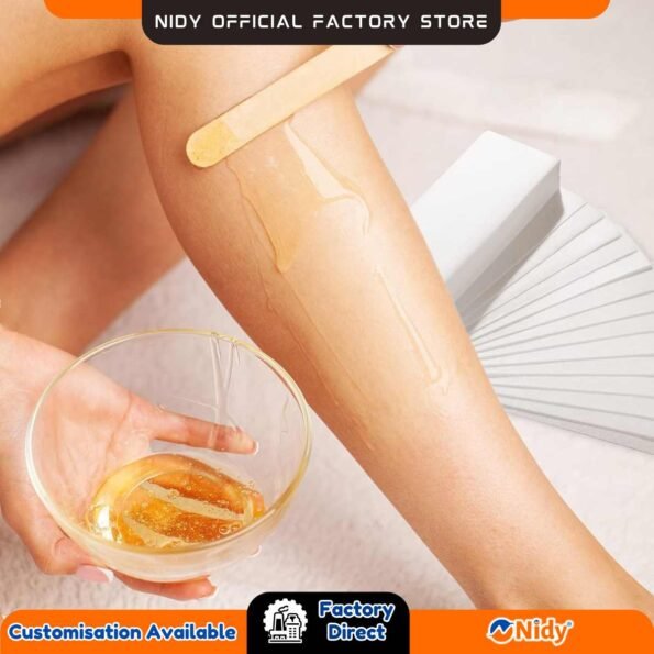 Nidy waxing strips for all skin types.