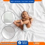 Disposable Fitted Bed Sheet for Baby, Toddler, Kids Bed, Waterproof Bedding, Diaper Leak Protection