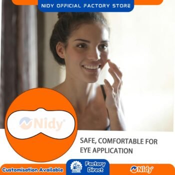 Disposable Oval Notch Eye Mask | Personal Hygiene Eye Cover | Self-Care Eye Pads | Home Use Eye Shield | Post-Treatment Eye Protection