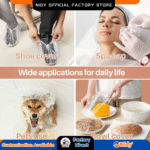 Nidy Disposable Shower Cap for Animals – Waterproof Pet Bathing Cap for Dogs & Cats.