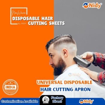 Disposable Apron for Spa, Salon, Beauty Parlour, Facial, Haircut – Waterproof, Non-Woven, Single Use