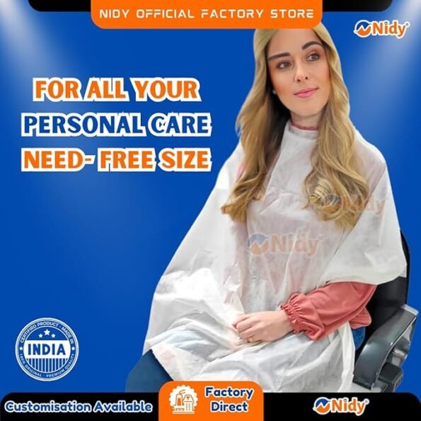 Waterproof Disposable Apron for Dirt Protection.