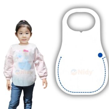 Single-Use Apron for Kitchen, Cleaning, and Salon Tasks.
