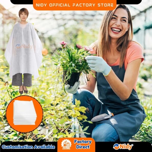 Disposable Apron for Gardening and Outdoor Tasks.