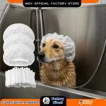 Disposable Bouffant Cap for Animal Grooming, Pet Care, Veterinary Use, Pet Salon & Clinic – Non-Woven, Breathable, Protective Hair Cover for Dogs, Cats & Pet Professionals