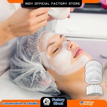 Disposable Bouffant Cap for Spa, Salon, Hair Treatment, Facial, Wellness & Beauty – Non-Woven, Breathable, Hygienic Head Cover for Professional Use