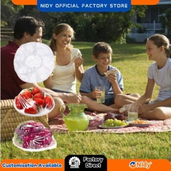 Disposable Food Cover for Hotels | Travel Food Shield | Hygienic Food Protector | Eco-Friendly Food Wrap | Dustproof Food Cover for Travel & Hospitality