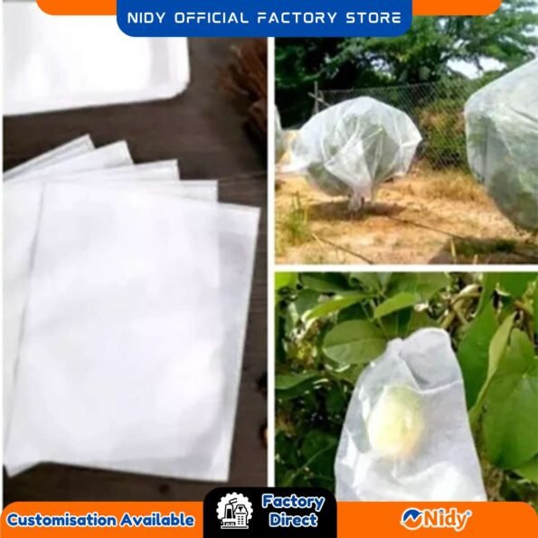 Disposable Non-Woven Pomegranate Crop and Fruit Cover – UV Resistant and Breathable Protection from Insects, Birds & Weather.