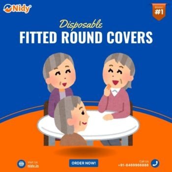 Single-Use Round Table Cloth for Events and Catering.