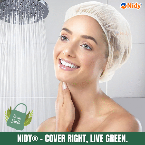Compostable eco disposable head cover pack.