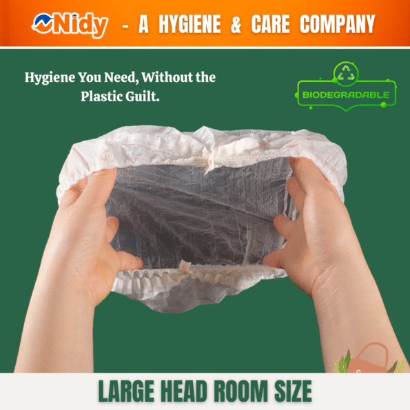 Sustainable disposable compostable covers by NIDY.