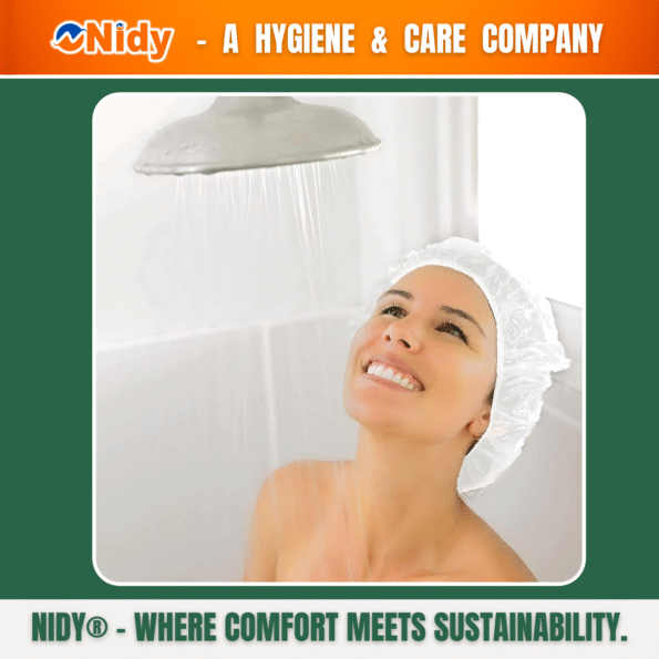 Compostable disposable caps for salon spa use.