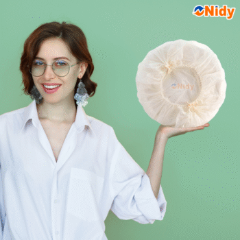 Compostable disposable cap 50 pcs pack by NIDY.