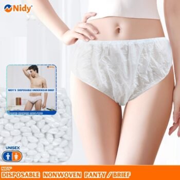 Disposable Unisex Panty for Spa & Salon | Non-Woven Disposable Underwear | Wellness Hygiene Wear | Single-Use Disposable Panties | Salon & Spa Personal Care Essentials
